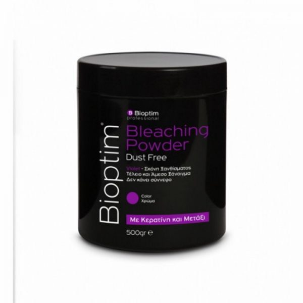 Bioshev Bleaching Powder Violet Color with Keratin and Silk 500gr