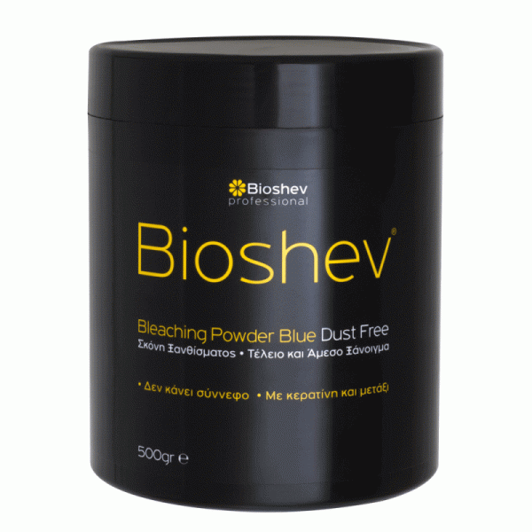 Bioshev Bleaching Powder Blue With Keratin And Silk 500gr
