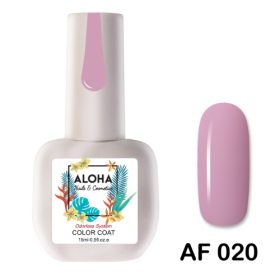 ALOHA 15ml – Color Coat AF 020 / Χρώμα: Ροζ παστέλ (Vintage Pink)
