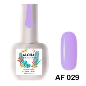 ALOHA 15ml – Color Coat AF 029 / Χρώμα: Ροζ Λεβάντας (Pink Lavender)