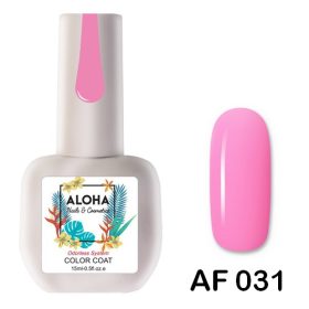 ALOHA 15ml – Color Coat AF 031 / Χρώμα: Ροζ Τσιχλόφουσκας (Bubblegum Pink)