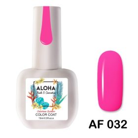 ALOHA 15ml – Color Coat AF 032 / Χρώμα: Φούξια Ροζ (Fuchsia Pink)