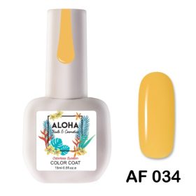 ALOHA 15ml – Color Coat AF 034 / Χρώμα: Κίτρινο έντονο (Intense Yellow)