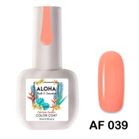 ALOHA 15ml – Color Coat AF 039 / Χρώμα: Μανταρινί (Tangerine)