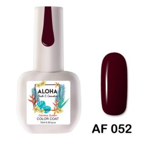 ALOHA 15ml – Color Coat AF 052 / Χρώμα: Μπορντώ (Bordeaux)