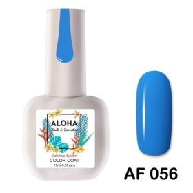 ALOHA 15ml – Color Coat AF 056 / Χρώμα: Γαλάζιο φωτεινό (Bright Blue)