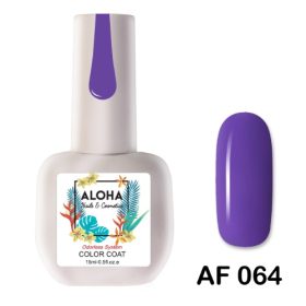 ALOHA 15ml – Color Coat AF 064 / Χρώμα: Μωβ (Purple)