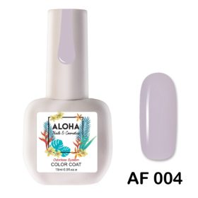 ALOHA 15ml – Color Coat AF 004 / Χρώμα: Ανοιχτό ροζ λεβάντας (Light Pink Lavender)