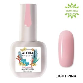 Aloha 15ml – Nail Repair Gel / Θεραπεία Ημιμόνιμου με πρωτεΐνες & χρώμα – Light Pink